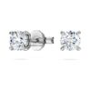 Eternity-örhängen med laboratorieframställda diamanter, totalt 0,52 karat, rund form, sterlingsilver Eternity-örhängen med laboratorieframställda diamanter, totalt 0,52 karat, rund form, sterlingsilver