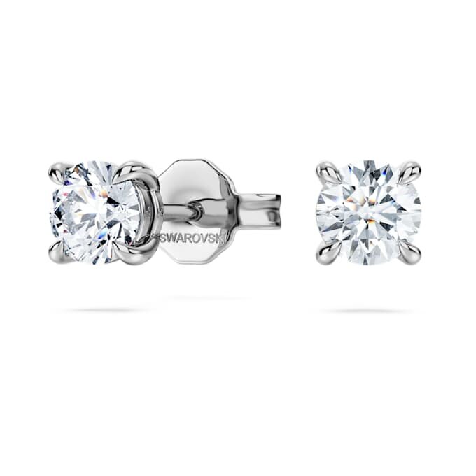 Eternity-örhängen med laboratorieframställda diamanter, totalt 0,52 karat, rund form, sterlingsilver Eternity-örhängen med laboratorieframställda diamanter, totalt 0,52 karat, rund form, sterlingsilver