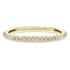 Eternity-ring med laboratorieframställda diamanter 0,2 karat totalt, rund form, 14K gult guld