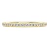 Eternity-ring med laboratorieframställda diamanter 0,2 karat totalt, rund form, 14K gult guld