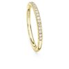 Eternity-ring med laboratorieframställda diamanter 0,2 karat totalt, rund form, 14K gult guld
