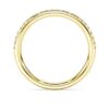 Eternity-ring med laboratorieframställda diamanter 0,2 karat totalt, rund form, 14K gult guld