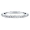 Eternity-ring med laboratorieframställda diamanter 0,2 karat totalt, rund form, 14K vitguld Eternity-ring med laboratorieframställda diamanter 0,2 karat totalt, rund form, 14K vitguld