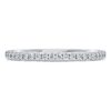 Eternity-ring med laboratorieframställda diamanter 0,2 karat totalt, rund form, 14K vitguld Eternity-ring med laboratorieframställda diamanter 0,2 karat totalt, rund form, 14K vitguld