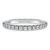 Eternity-ring med laboratorieframställda diamanter 0,4 karat totalt, rund form, 14K vitguld Eternity-ring med laboratorieframställda diamanter 0,4 karat totalt, rund form, 14K vitguld