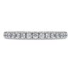 Eternity-ring med laboratorieframställda diamanter 0,4 karat totalt, rund form, 14K vitguld Eternity-ring med laboratorieframställda diamanter 0,4 karat totalt, rund form, 14K vitguld