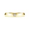 Eternity-ring med laboratorieframställda diamanter, totalt 0,05 karat, rund form, 14K gult guld Eternity-ring med laboratorieframställda diamanter, totalt 0,05 karat, rund form, 14K gult guld