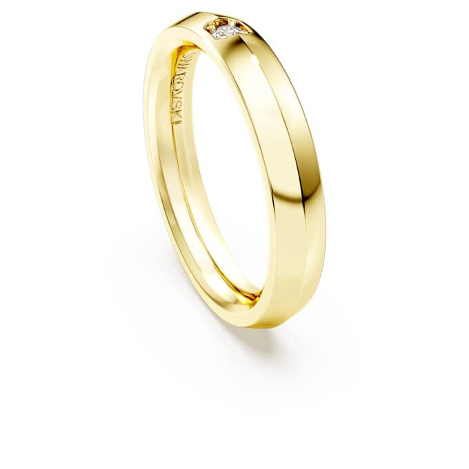 Eternity-ring med laboratorieframställda diamanter, totalt 0,05 karat, rund form, 14K gult guld Eternity-ring med laboratorieframställda diamanter, totalt 0,05 karat, rund form, 14K gult guld