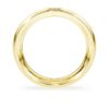Eternity-ring med laboratorieframställda diamanter, totalt 0,05 karat, rund form, 14K gult guld Eternity-ring med laboratorieframställda diamanter, totalt 0,05 karat, rund form, 14K gult guld