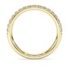 Eternity-ring med laboratorieframställda diamanter, totalt 0,4 karat, rund form, 14K gult guld Eternity-ring med laboratorieframställda diamanter, totalt 0,4 karat, rund form, 14K gult guld