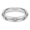 Eternity-ring med laboratorieframställda diamanter, totalt 0,5 karat, rund form, 14K vitguld Eternity-ring med laboratorieframställda diamanter, totalt 0,5 karat, rund form, 14K vitguld