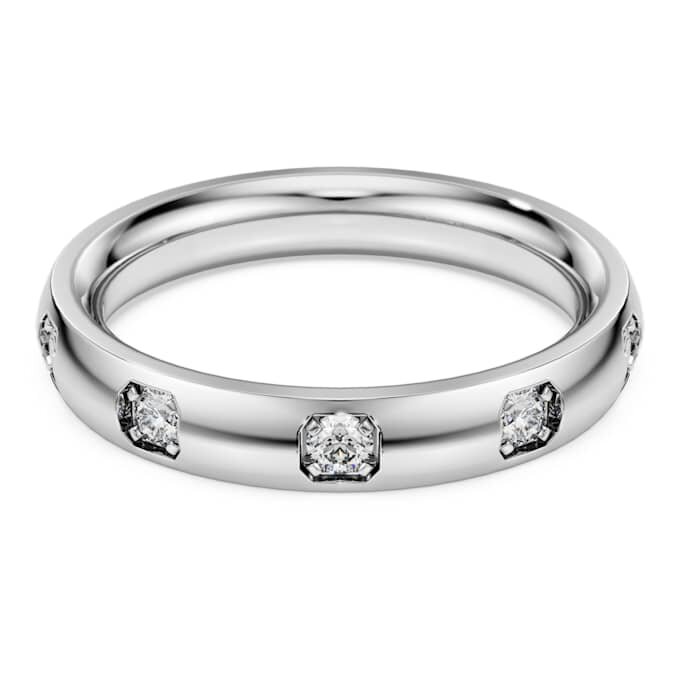 Eternity-ring med laboratorieframställda diamanter, totalt 0,5 karat, rund form, 14K vitguld Eternity-ring med laboratorieframställda diamanter, totalt 0,5 karat, rund form, 14K vitguld