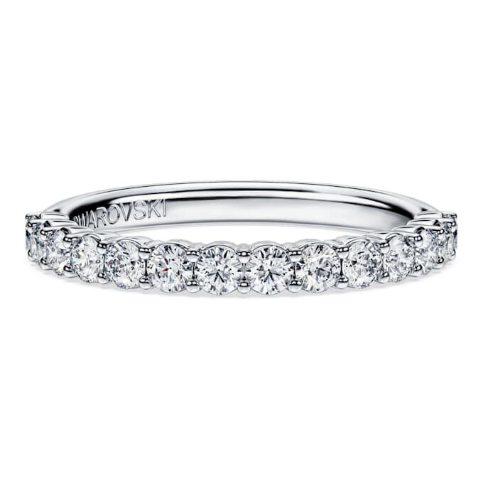 Eternity-ring med laboratorieframställda diamanter, totalt 0,5 karat, rund form, 14K vitguld Eternity-ring med laboratorieframställda diamanter, totalt 0,5 karat, rund form, 14K vitguld