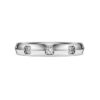 Eternity-ring med laboratorieframställda diamanter, totalt 0,5 karat, rund form, 14K vitguld Eternity-ring med laboratorieframställda diamanter, totalt 0,5 karat, rund form, 14K vitguld