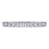 Eternity-ring med laboratorieframställda diamanter, totalt 0,5 karat, rund form, 14K vitguld Eternity-ring med laboratorieframställda diamanter, totalt 0,5 karat, rund form, 14K vitguld