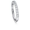 Eternity-ring med laboratorieframställda diamanter, totalt 0,5 karat, rund form, 14K vitguld Eternity-ring med laboratorieframställda diamanter, totalt 0,5 karat, rund form, 14K vitguld