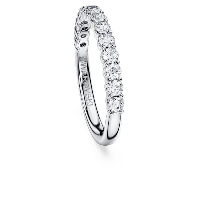 Eternity-ring med laboratorieframställda diamanter, totalt 0,5 karat, rund form, 14K vitguld Eternity-ring med laboratorieframställda diamanter, totalt 0,5 karat, rund form, 14K vitguld