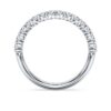 Eternity-ring med laboratorieframställda diamanter, totalt 0,5 karat, rund form, 14K vitguld Eternity-ring med laboratorieframställda diamanter, totalt 0,5 karat, rund form, 14K vitguld