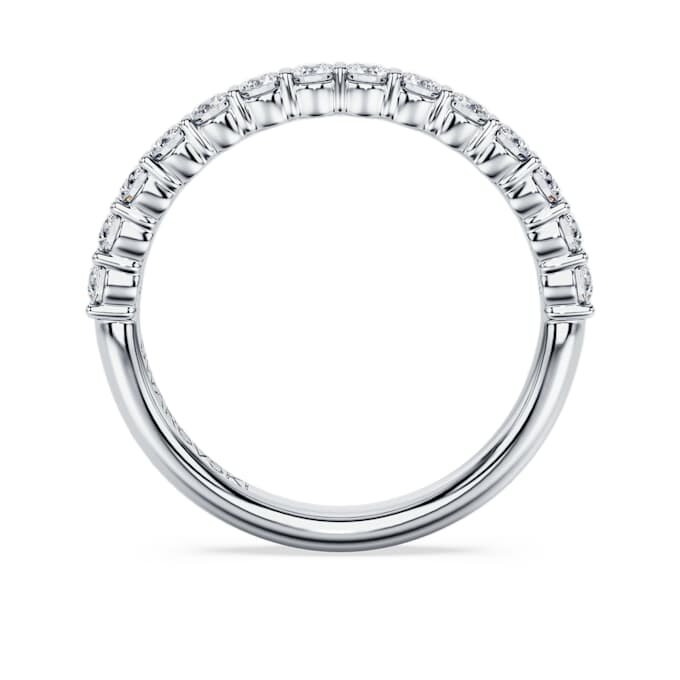 Eternity-ring med laboratorieframställda diamanter, totalt 0,5 karat, rund form, 14K vitguld Eternity-ring med laboratorieframställda diamanter, totalt 0,5 karat, rund form, 14K vitguld