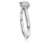 Eternity-ring med laboratorieframställda diamanter, totalt 1 karat, rund form, 14K vitguld Eternity-ring med laboratorieframställda diamanter, totalt 1 karat, rund form, 14K vitguld