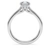 Eternity-ring med laboratorieframställda diamanter, totalt 1 karat, rund form, 14K vitguld Eternity-ring med laboratorieframställda diamanter, totalt 1 karat, rund form, 14K vitguld