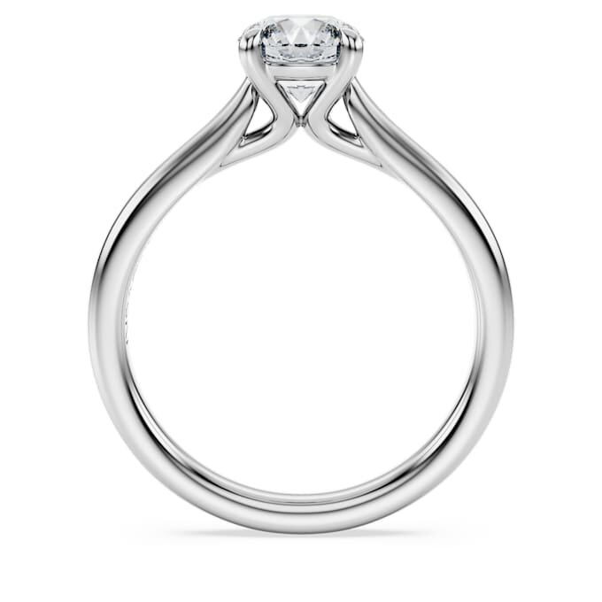 Eternity-ring med laboratorieframställda diamanter, totalt 1 karat, rund form, 14K vitguld Eternity-ring med laboratorieframställda diamanter, totalt 1 karat, rund form, 14K vitguld