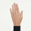 Eternity-solitärring med laboratorieframställda diamanter, totalt 1,2 karat, rund form, 14K gult guld