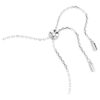 Födelsestenarmband med fyrkantig slipning, februari, lila, rodiumpläterat Födelsestenarmband med fyrkantig slipning, februari, lila, rodiumpläterat