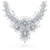 Galaxy-halsband med laboratorieframställda diamanter, 156,62 karat totalt, blandade former, 18K vitguld