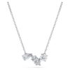 Galaxy-hänge med laboratorieframställda diamanter, totalt 0,82 karat, blandade former, sterlingsilver