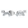 Galaxy-örhängen med laboratorieframställda diamanter, totalt 0,5 karat, blandade former, sterlingsilver Galaxy-örhängen med laboratorieframställda diamanter, totalt 0,5 karat, blandade former, sterlingsilver