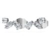 Galaxy-örhängen med laboratorieframställda diamanter, totalt 0,5 karat, blandade former, sterlingsilver Galaxy-örhängen med laboratorieframställda diamanter, totalt 0,5 karat, blandade former, sterlingsilver