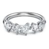 Galaxy Ring – laboratorieframställda diamanter, totalt 1 karat, olika former, 14K vitguld Galaxy Ring – laboratorieframställda diamanter, totalt 1 karat, olika former, 14K vitguld