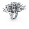 Galaxy-ring med laboratorieframställda diamanter, totalt 9,5 karat, blandade former, 18K vitguld Galaxy-ring med laboratorieframställda diamanter, totalt 9,5 karat, blandade former, 18K vitguld