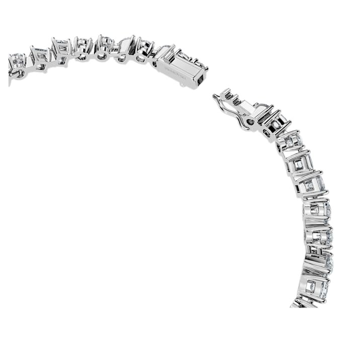 Galaxy Tennis-armband med laboratorieframställda diamanter, totalt 5 karat, blandade former, 14K vitguld Galaxy Tennis-armband med laboratorieframställda diamanter, totalt 5 karat, blandade former, 14K vitguld