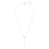 Galaxy Y-halsband med laboratorieframställda diamanter, 0,7 karat totalt, blandade former, sterlingsilver