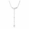 Galaxy Y-halsband med laboratorieframställda diamanter, 0,7 karat totalt, blandade former, sterlingsilver