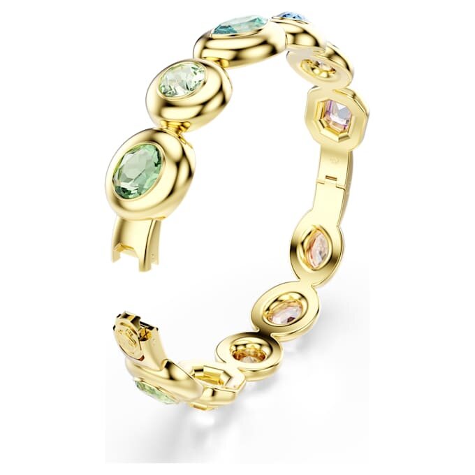 Gema-armband med blandade slipningar, flerfärgat, guldpläterat Gema-armband med blandade slipningar, flerfärgat, guldpläterat