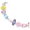 Gema-armband med blandade slipningar, flerfärgat, rodiumpläterat Gema-armband med blandade slipningar, flerfärgat, rodiumpläterat