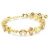 Gema-armband med blandade slipningar, gult, guldfärgat Gema-armband med blandade slipningar, gult, guldfärgat