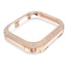 Glittrande boett för Apple Watch® Series 7, 41 mm, roséguldfärgad