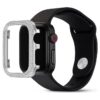 Glittrande fodral för Apple Watch® Series 4 & 5, 40 mm, silverfärgat Glittrande fodral för Apple Watch® Series 4 & 5, 40 mm, silverfärgat