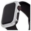 Glittrande fodral för Apple Watch® Series 4 & 5, 40 mm, silverfärgat Glittrande fodral för Apple Watch® Series 4 & 5, 40 mm, silverfärgat