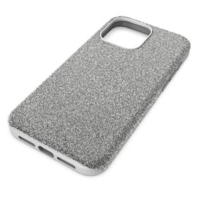Högt smartphonefodral för iPhone® 15 Pro Max, silverfärgat