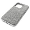 Högt smartphonefodral för iPhone® 15 Pro, silverfärgat Högt smartphonefodral för iPhone® 15 Pro, silverfärgat