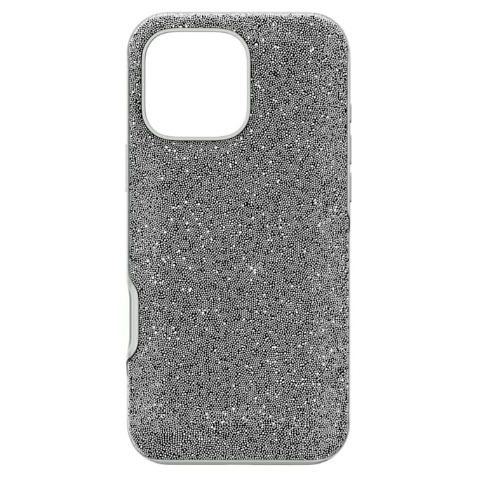 Högt smartphonefodral för iPhone® 16 Pro Max, silverfärgat Högt smartphonefodral för iPhone® 16 Pro Max, silverfärgat