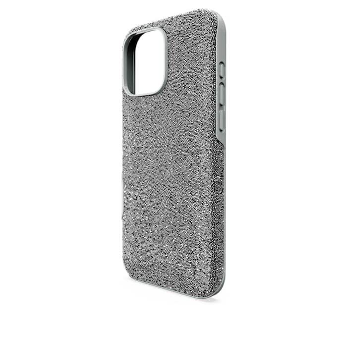 Högt smartphonefodral för iPhone® 16 Pro Max, silverfärgat Högt smartphonefodral för iPhone® 16 Pro Max, silverfärgat