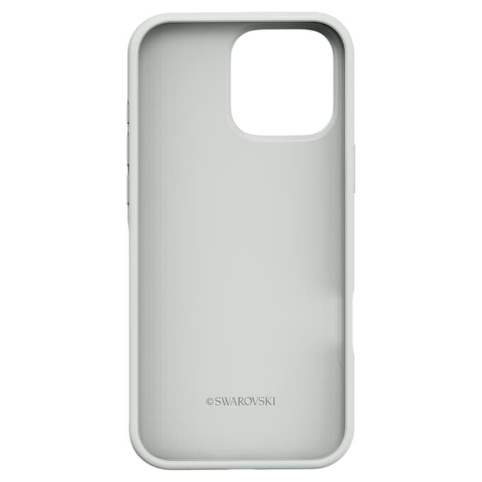 Högt smartphonefodral för iPhone® 16 Pro Max, silverfärgat Högt smartphonefodral för iPhone® 16 Pro Max, silverfärgat