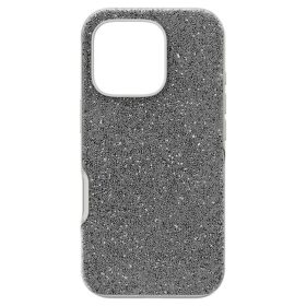 Högt smartphonefodral för iPhone® 16 Pro, silverfärgat Högt smartphonefodral för iPhone® 16 Pro, silverfärgat