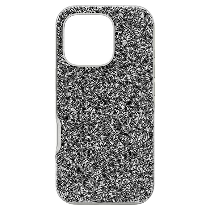 Högt smartphonefodral för iPhone® 16 Pro, silverfärgat Högt smartphonefodral för iPhone® 16 Pro, silverfärgat